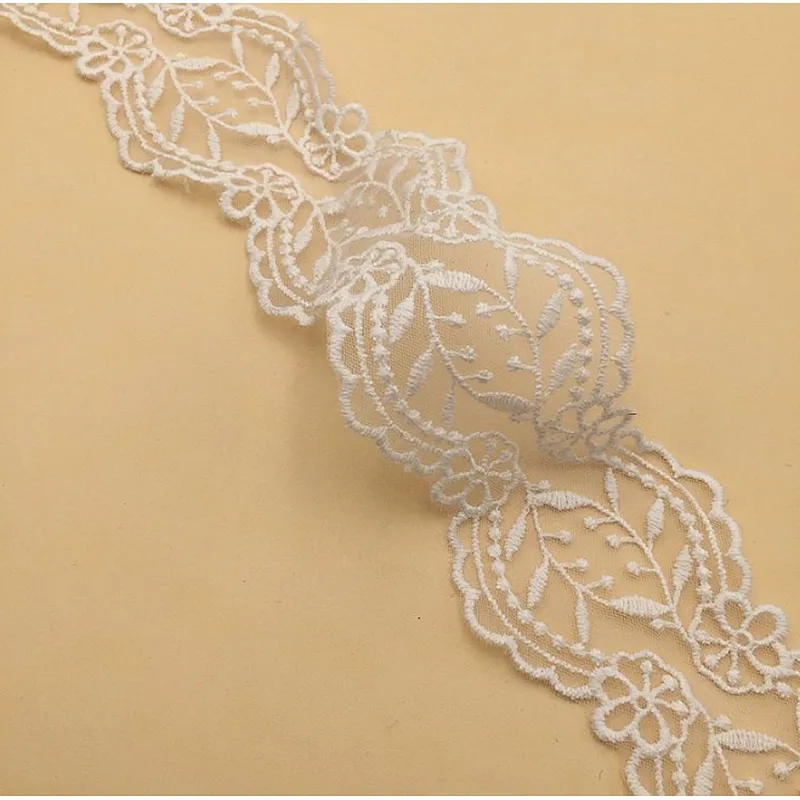 2019 china high quality100%  cotton net lace