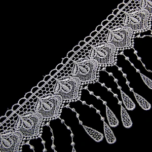 13.5cm Environmental Recycled Polyester Lace for Wedding Dress