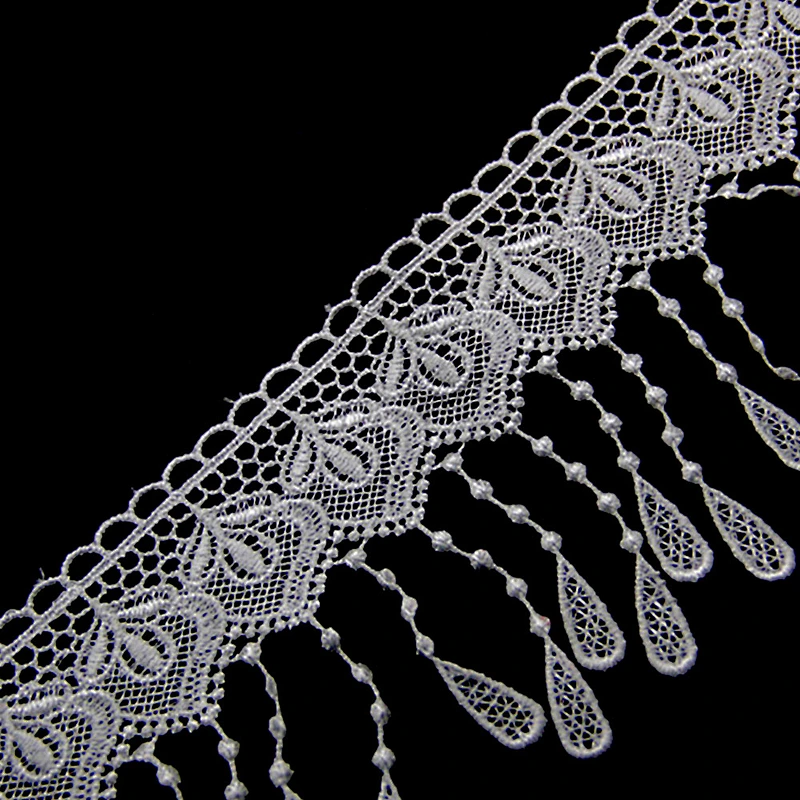 13.5cm Environmental Recycled Polyester Lace for Wedding Dress