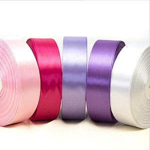 lemo High Quality Customised Colorful Wholesales Satin Ribbon