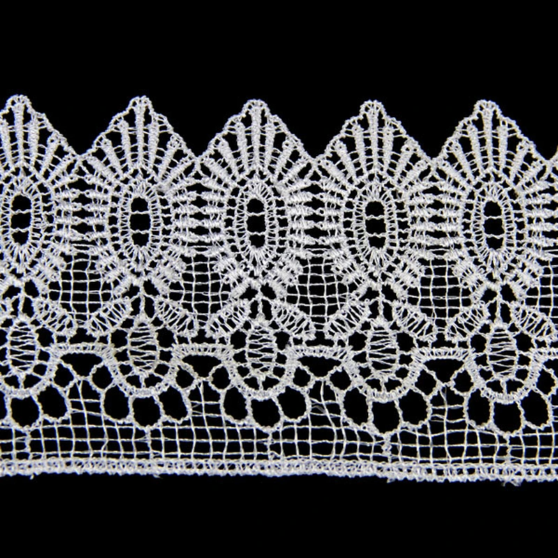 15 yard  6cm Fancy Embroidery Polyester Chemical Lace Trim