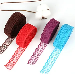 African Multicolor 2CM no-elastic lace trim