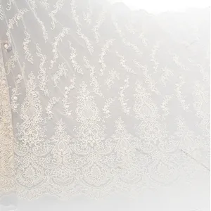 african in season flower embroidery mesh tulle lace fabric