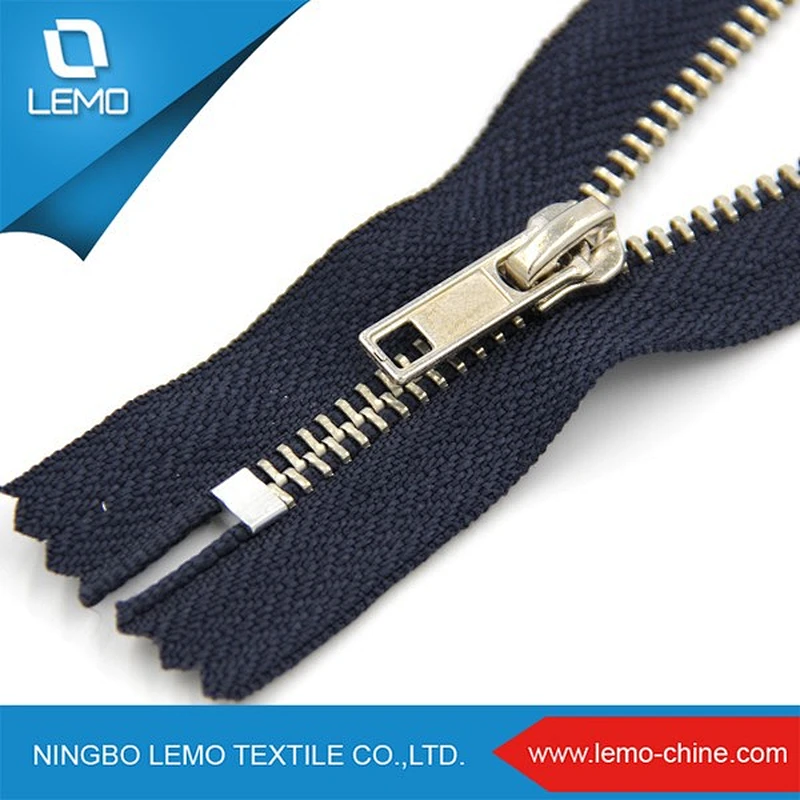 4# Jacket Metal Apparel Zipper Jeans