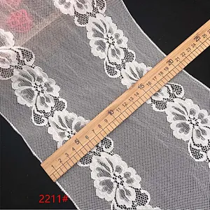 Fashion hot different size 100%  nylon french eyelash lace trim