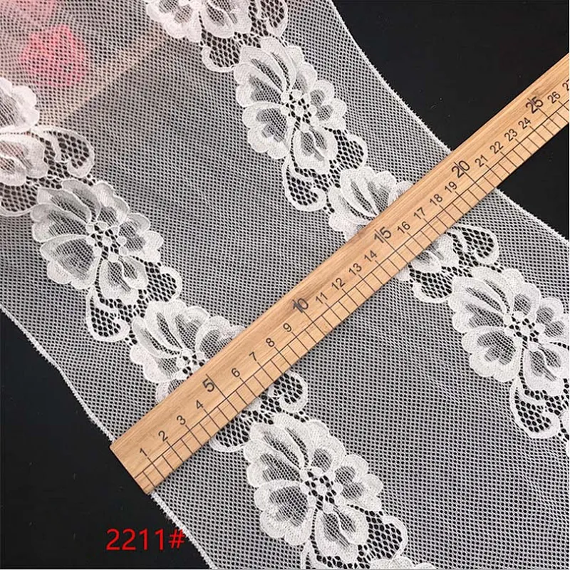 Fashion hot different size 100%  nylon french eyelash lace trim