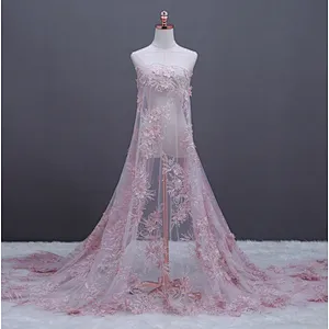 Hot selling african wedding lace fabric embroidery tulle mesh textile lace fabric