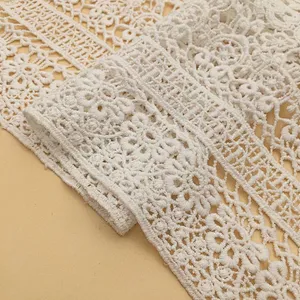 new style french classic top quality 100% cotton lace trim