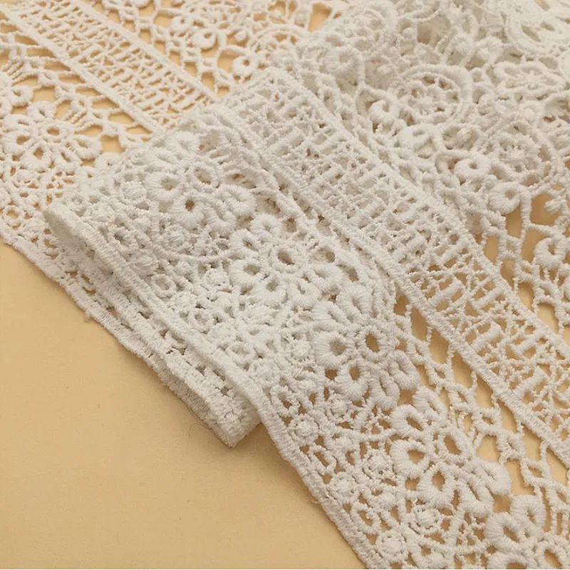 new style french classic top quality 100% cotton lace trim