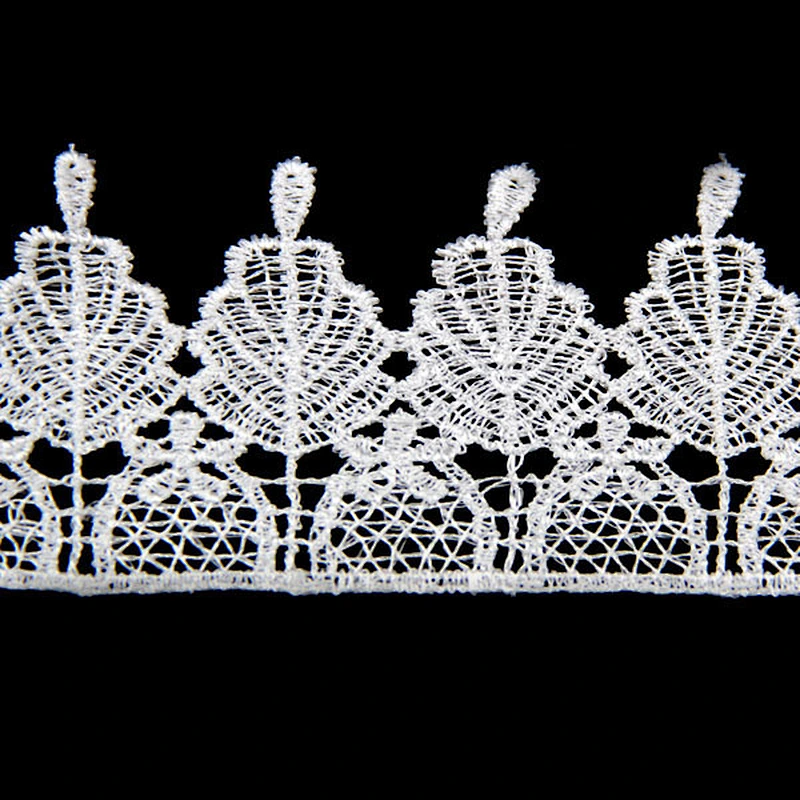 7CM Chemical Embroidery Guipure Chemical Lace Trim for Clothing