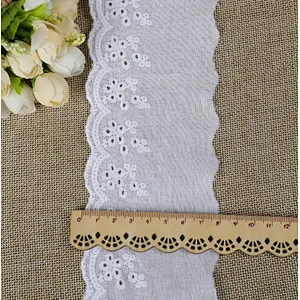 different size  african french embroidery cotton lace for dress