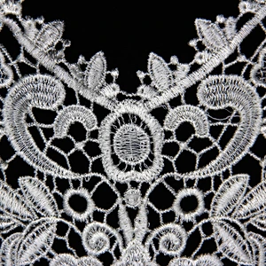 15cm Printing Elegant New Flower Pattern Polyester Collar Lace