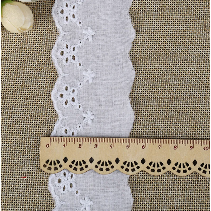 different size  african french embroidery cotton lace for dress