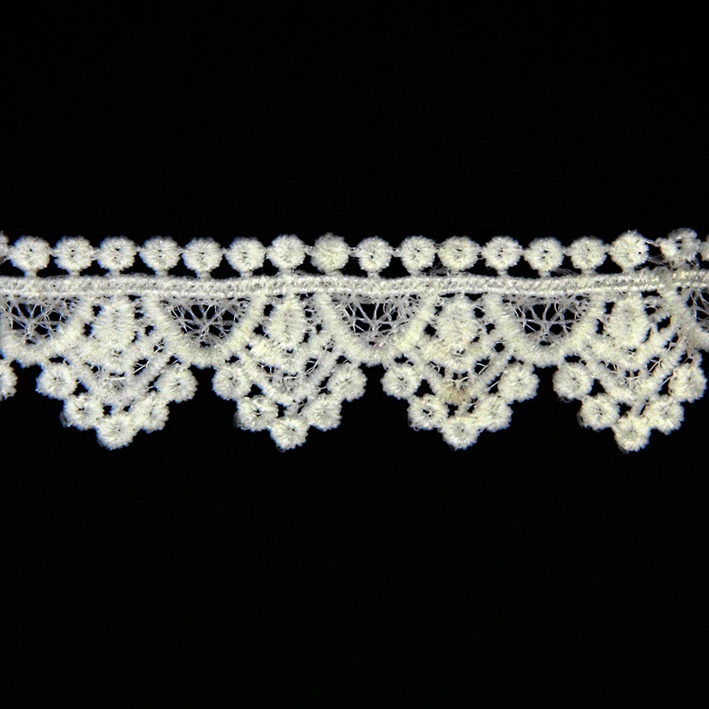 3.5cm Strong sense of hierarchy Flowers Clothing Cotton Lace