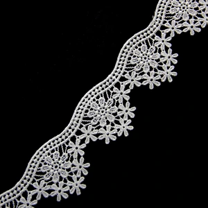 3.5cm Fashionable Design Embroidery Chemical Lace Fabric