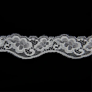 2.4cm Lycra Nylon Spandex Lace Fabric