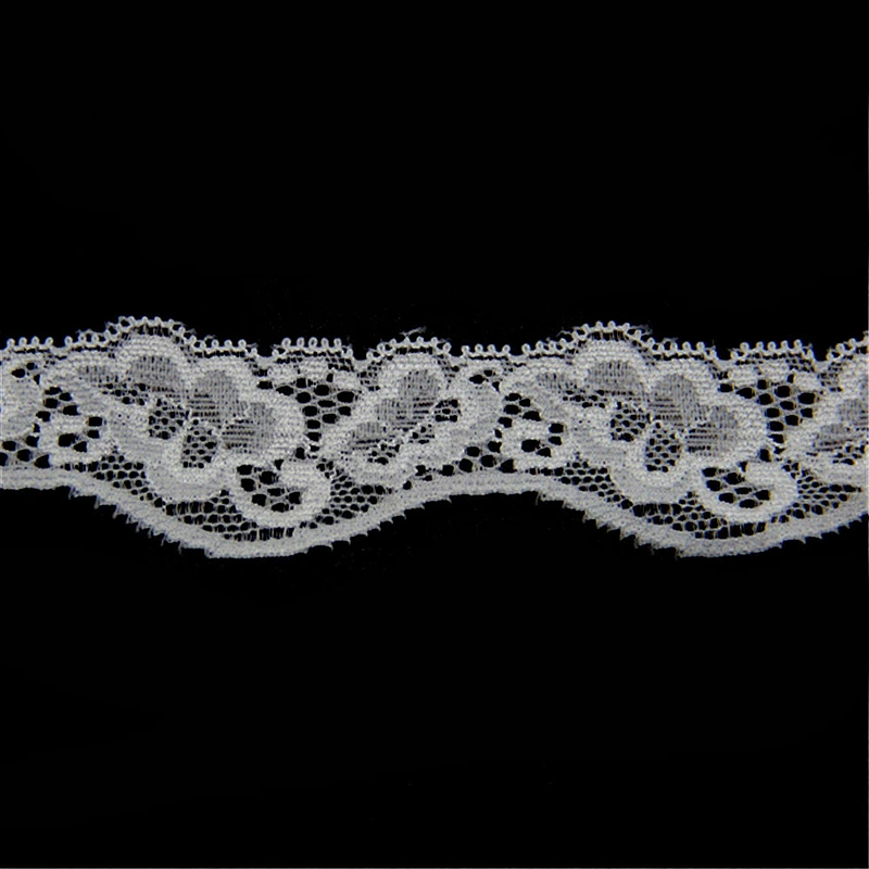 2.4cm Lycra Nylon Spandex Lace Fabric