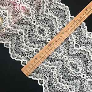 Fashion hot different size 100%  nylon french eyelash lace trim