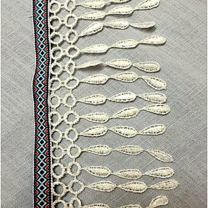 new african design polyester bridal  tassel lace for dress