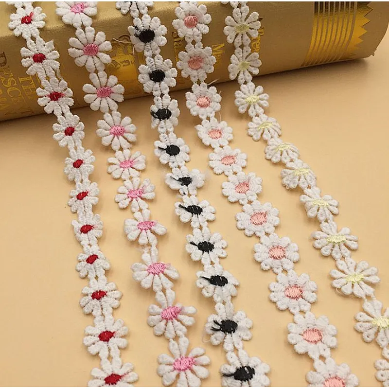 lace fabric flower chemical lace trim for lace dress