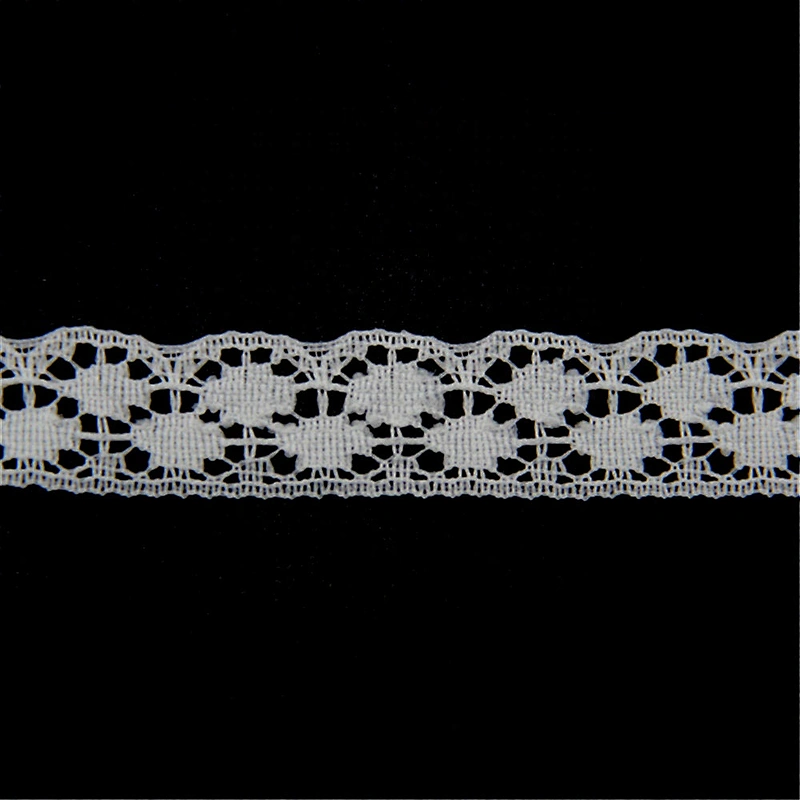1.6cm Nylon Spandex Elastic Floral Lace Ribbon