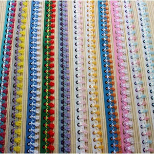 wholesale african 1.5cm national costume lace trim embroidery  jacquard ribbon