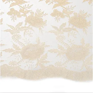 French Organza Lace Fabric African Tulle Mesh Lace Fabric For Nigeria Party Dress