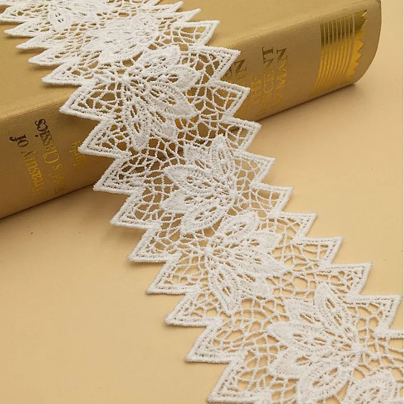 fashion african design chemical embroidery lace for  bridal dress