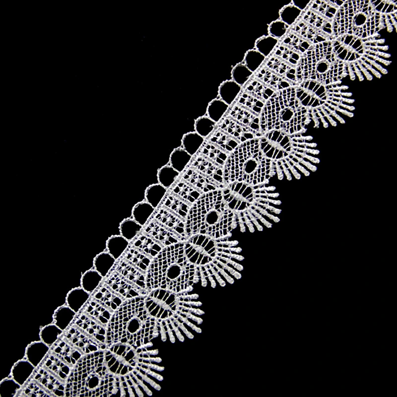 5cm Wedding Chemical Embroidery Polyester Lace for Clothes