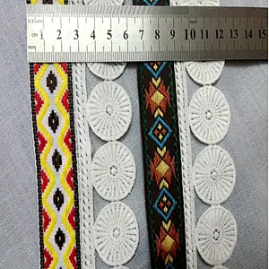 2019 embroidery knit  lace trim for lace dress