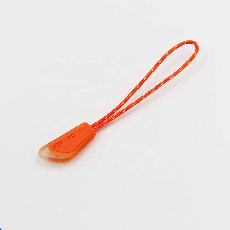 handbag luggage custom PVC material plastic zipper slider pulls