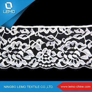 lemo Garment Accessories Sequence Dubai Saree elastic Lace