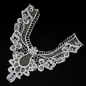20cm Assorted Leaf Patterns decoration Milk Yarn Collar Lace