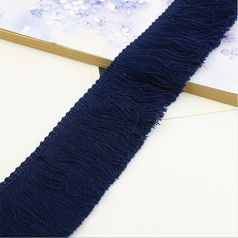 5cm Embroidery Guipure Tassel Cotton Fringe Lace