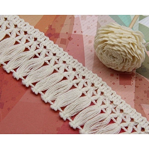 4cm Diverse Vintage Cotton Soluble lace Crochet Trim Wedding Bridal Ribbon