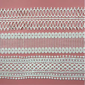 french border chemical embroidery lace trimming for dress