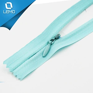 woven tape nylon invisible zipper for garment and home textile