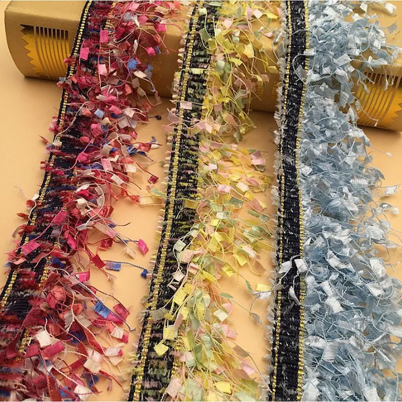 New fashion fancy lady ribbon tape different colors lace trim fancy tapes ribbon