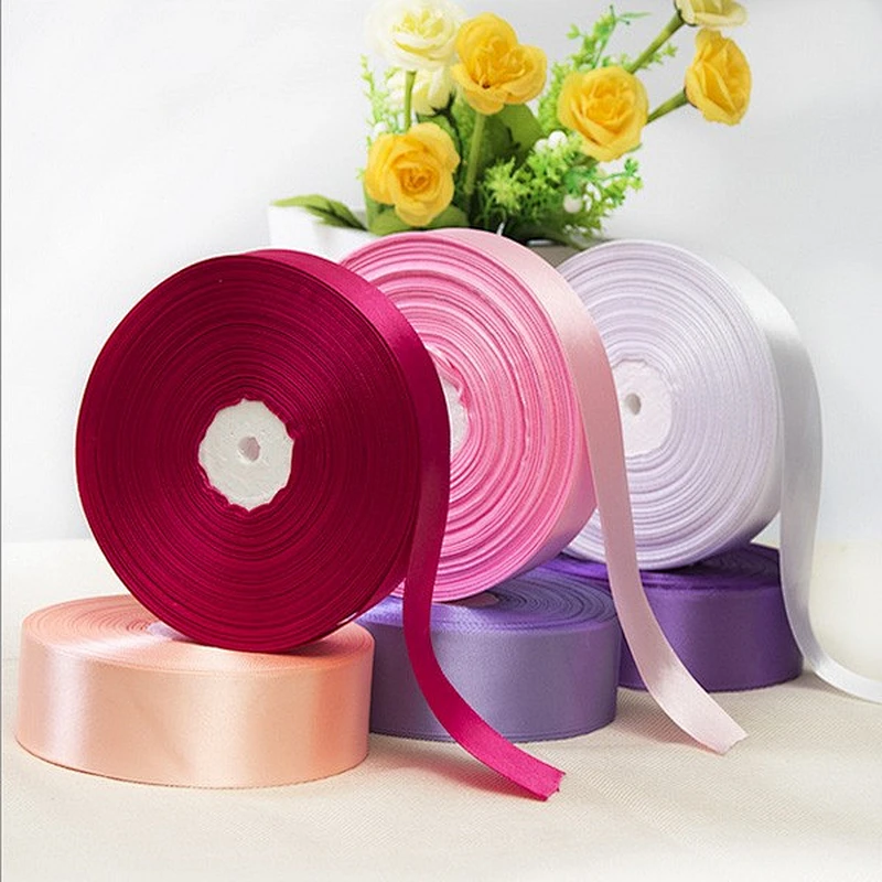 lemo High Quality Customised Colorful Wholesales Satin Ribbon