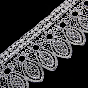 13.5cm Environmental Recycled Polyester Lace for Wedding Dress