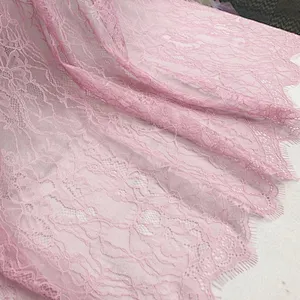 2019 New Style Tulle Embroidered Nylon Lace Fabric