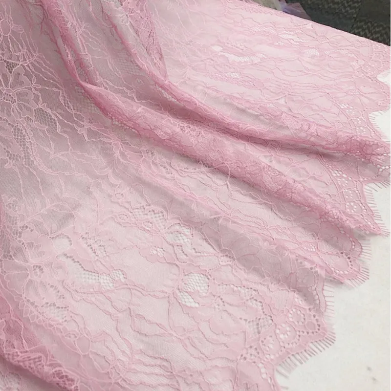 2019 New Style Tulle Embroidered Nylon Lace Fabric