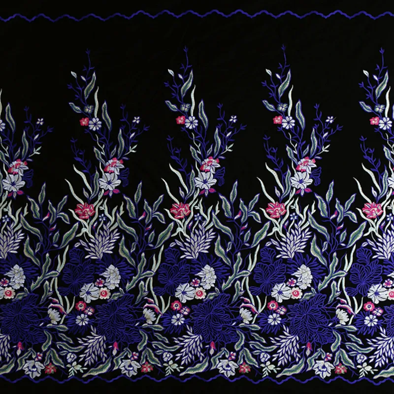 African Embroidery Mesh Lace Fabric 2019 High Quality Nigerian Lace Fabric For Women