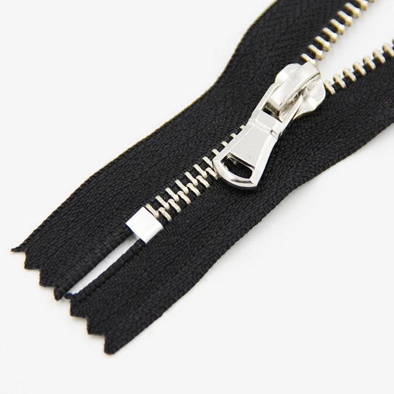 2018 Good Quality Metal Teeth Nickel Brass Jean Zipper