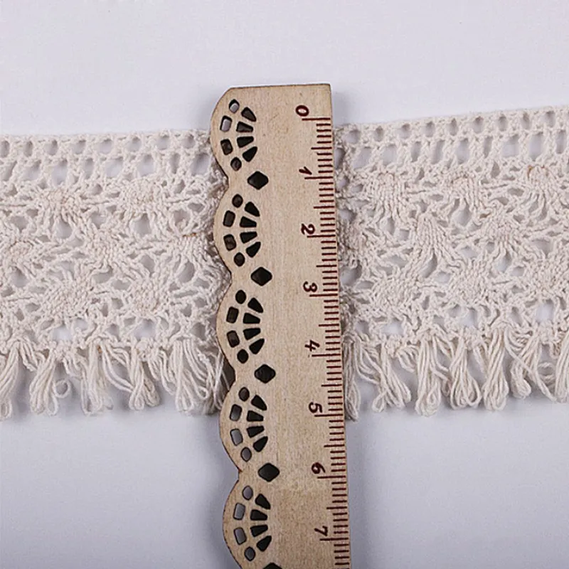 Promotional african multi-size cotton lining lace trim