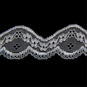 3.3CM Detelle Lingerie White Stretch Stretch Spandex Nylon Lace