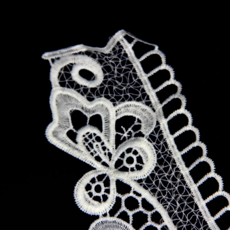 20cm Assorted Leaf Patterns decoration Milk Yarn Collar Lace