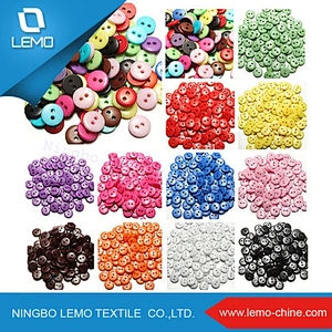 Lemo Multicolor 2 Holes Round Resin Buttons Sewing DIY Craft