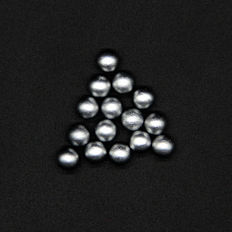 Silver Grey without Hole 5mm Plastic ABS Beads