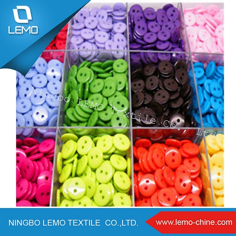 Lemo Multicolor 2 Holes Round Resin Buttons Sewing DIY Craft
